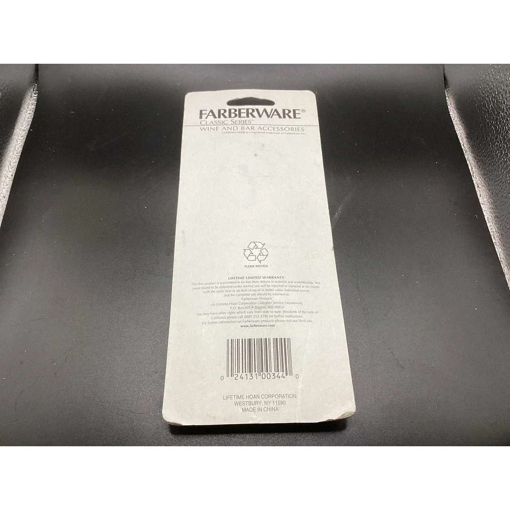 New Pkg Farberware Classic Series‎ Heavy Duty Bottle Opener 3 In 1 New Old Stock